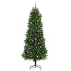 Juletre med 300 LED med stativ grønn 240 cm PE