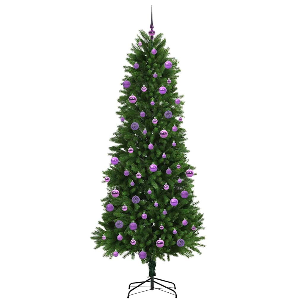 Juletre med 300 LED med stativ grønn 240 cm PE