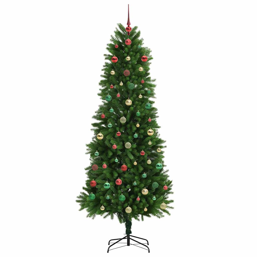 Juletre med 300 LED med stativ grønn 240 cm PE
