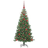 Juletre med 150 LED med stativ grønn 120 cm PVC