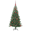 Juletre med 150 LED med stativ grønn 120 cm PVC