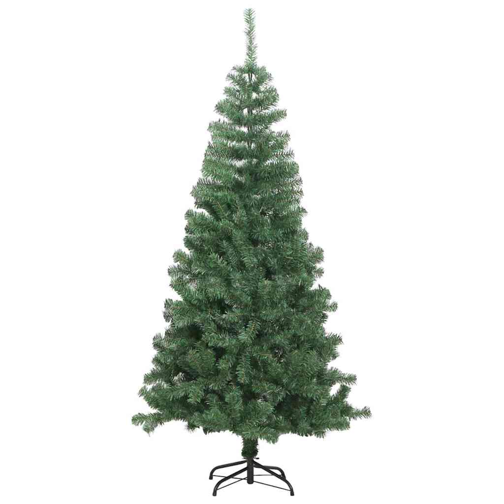 Juletre med 150 LED med stativ grønn 120 cm PVC vidaXL