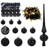 Juletre med 150 LED med stativ grønn 120 cm PVC