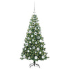 Juletre med 150 LED med stativ grønn 120 cm PVC