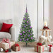 Juletre med 150 LED med stativ grønn 120 cm PVC vidaXL