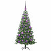 Juletre med 150 LED med stativ grønn 120 cm PVC