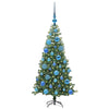 Juletre med 150 LED med stativ grønn 120 cm PVC