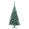 Juletre med 150 LED med stativ grønn 120 cm PVC