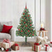 Juletre med 150 LED med stativ grønn 150 cm PVC