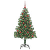 Juletre med 150 LED med stativ grønn 150 cm PVC