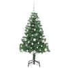 Juletre med 150 LED med stativ grønn 150 cm PVC
