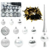Juletre med 150 LED med stativ grønn 150 cm PVC