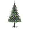 Juletre med 150 LED med stativ grønn 150 cm PVC