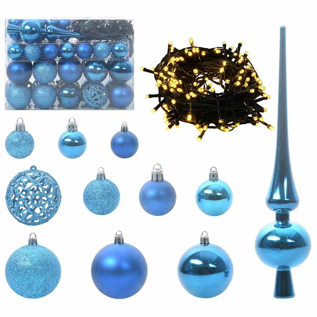 Juletre med 150 LED med stativ grønn 150 cm PVC