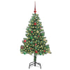 Juletre med 150 LED med stativ grønn 150 cm PVC