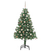 Juletre med 300 LED med stativ grønn 180 cm PVC