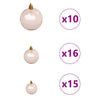 Juletre med 300 LED med stativ grønn 180 cm PVC