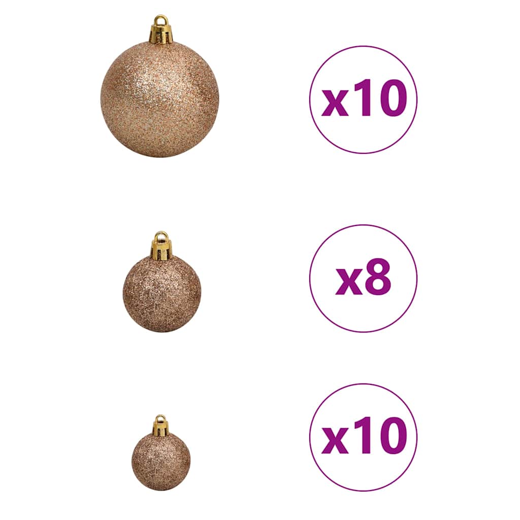 Juletre med 300 LED med stativ grønn 180 cm PVC