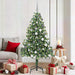 Juletre med 300 LED med stativ grønn 180 cm PVC