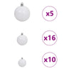 Juletre med 300 LED med stativ grønn 180 cm PVC