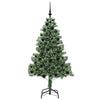 Juletre med 300 LED med stativ grønn 180 cm PVC