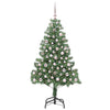 Juletre med 300 LED med stativ grønn 180 cm PVC