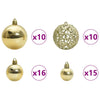 Juletre med 300 LED med stativ grønn 180 cm PVC