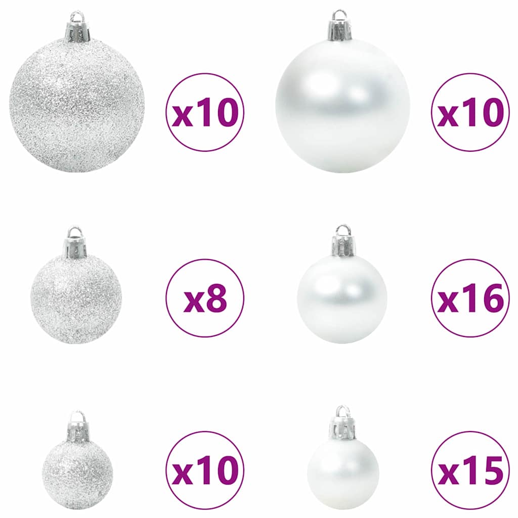 Juletre med 300 LED med stativ grønn 180 cm PVC
