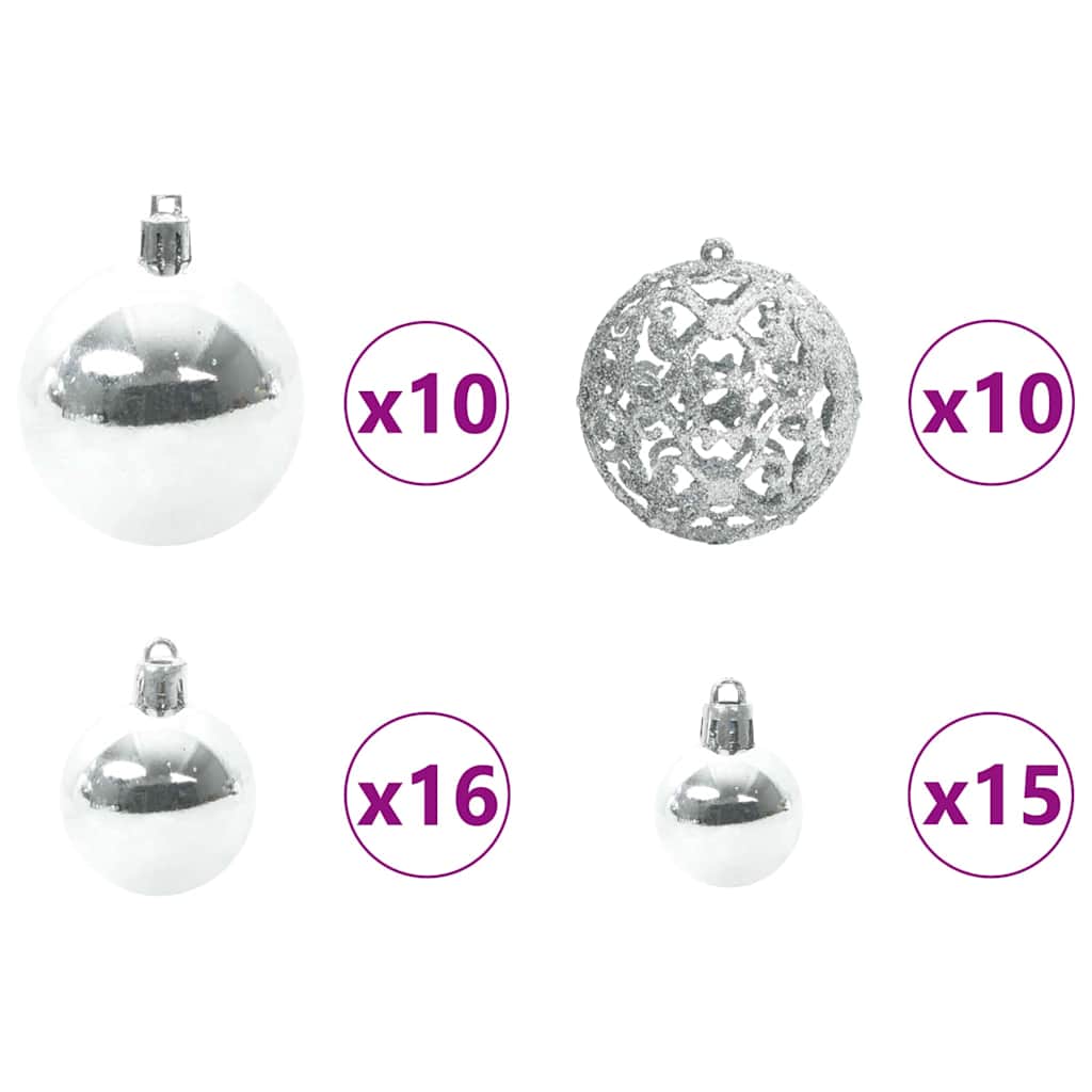 Juletre med 300 LED med stativ grønn 180 cm PVC