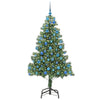 Juletre med 300 LED med stativ grønn 180 cm PVC