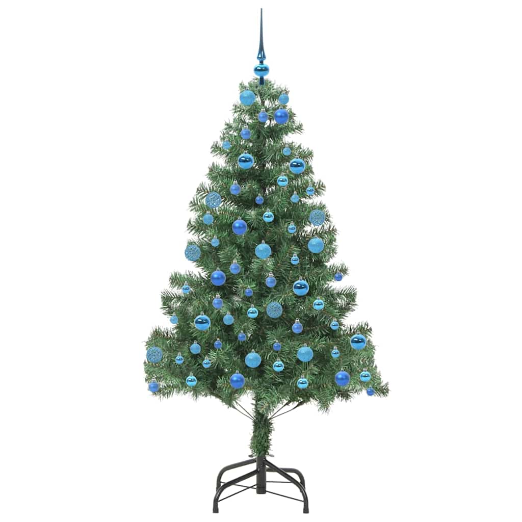 Juletre med 300 LED med stativ grønn 180 cm PVC