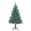 Juletre med 300 LED med stativ grønn 180 cm PVC