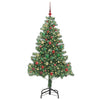 Juletre med 300 LED med stativ grønn 180 cm PVC