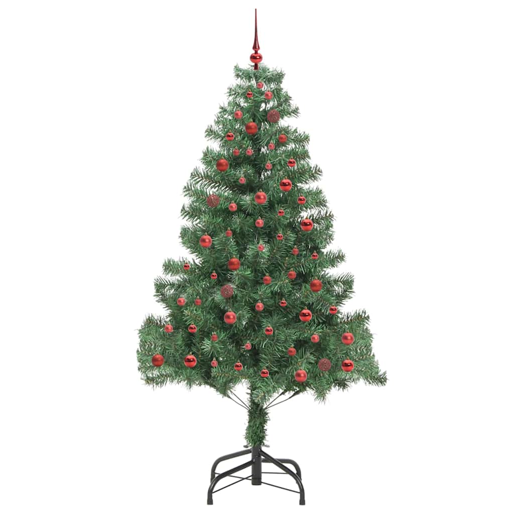 Juletre med 300 LED med stativ grønn 210 cm PVC
