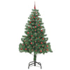 Juletre med 300 LED med stativ grønn 210 cm PVC