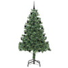 Juletre med 300 LED med stativ grønn 210 cm PVC