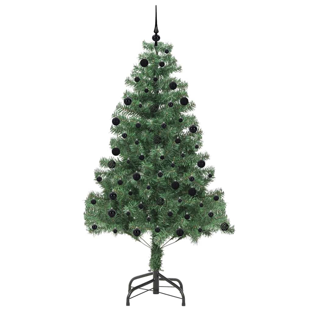 Juletre med 300 LED med stativ grønn 210 cm PVC