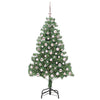 Juletre med 300 LED med stativ grønn 210 cm PVC