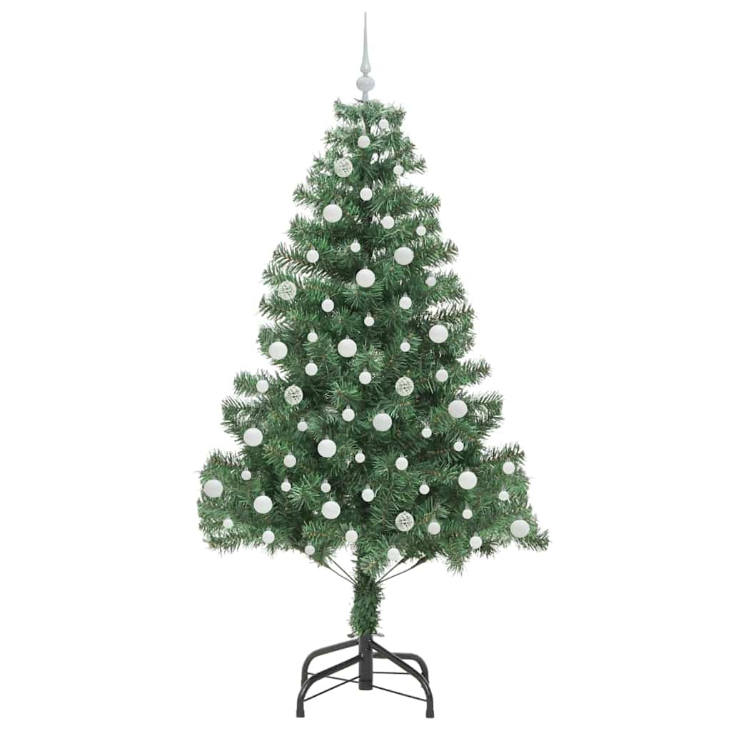 Juletre med 300 LED med stativ grønn 210 cm PVC