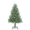 Juletre med 300 LED med stativ grønn 210 cm PVC