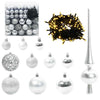 Juletre med 300 LED med stativ grønn 210 cm PVC