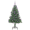 Juletre med 300 LED med stativ grønn 210 cm PVC