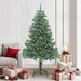 Juletre med 300 LED med stativ grønn 210 cm PVC