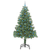 Juletre med 300 LED med stativ grønn 210 cm PVC