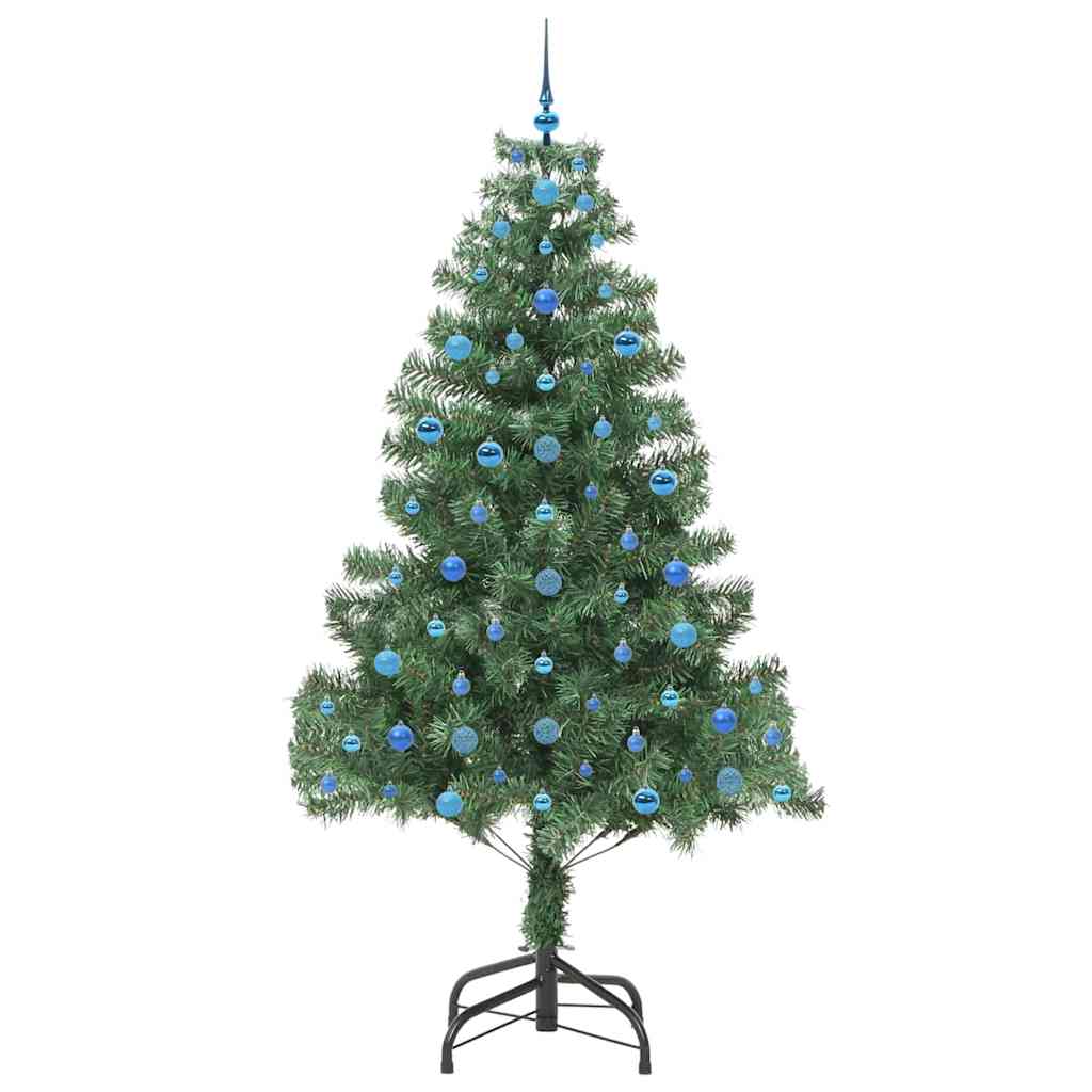 Juletre med 300 LED med stativ grønn 210 cm PVC