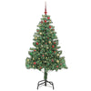 Juletre med 300 LED med stativ grønn 210 cm PVC
