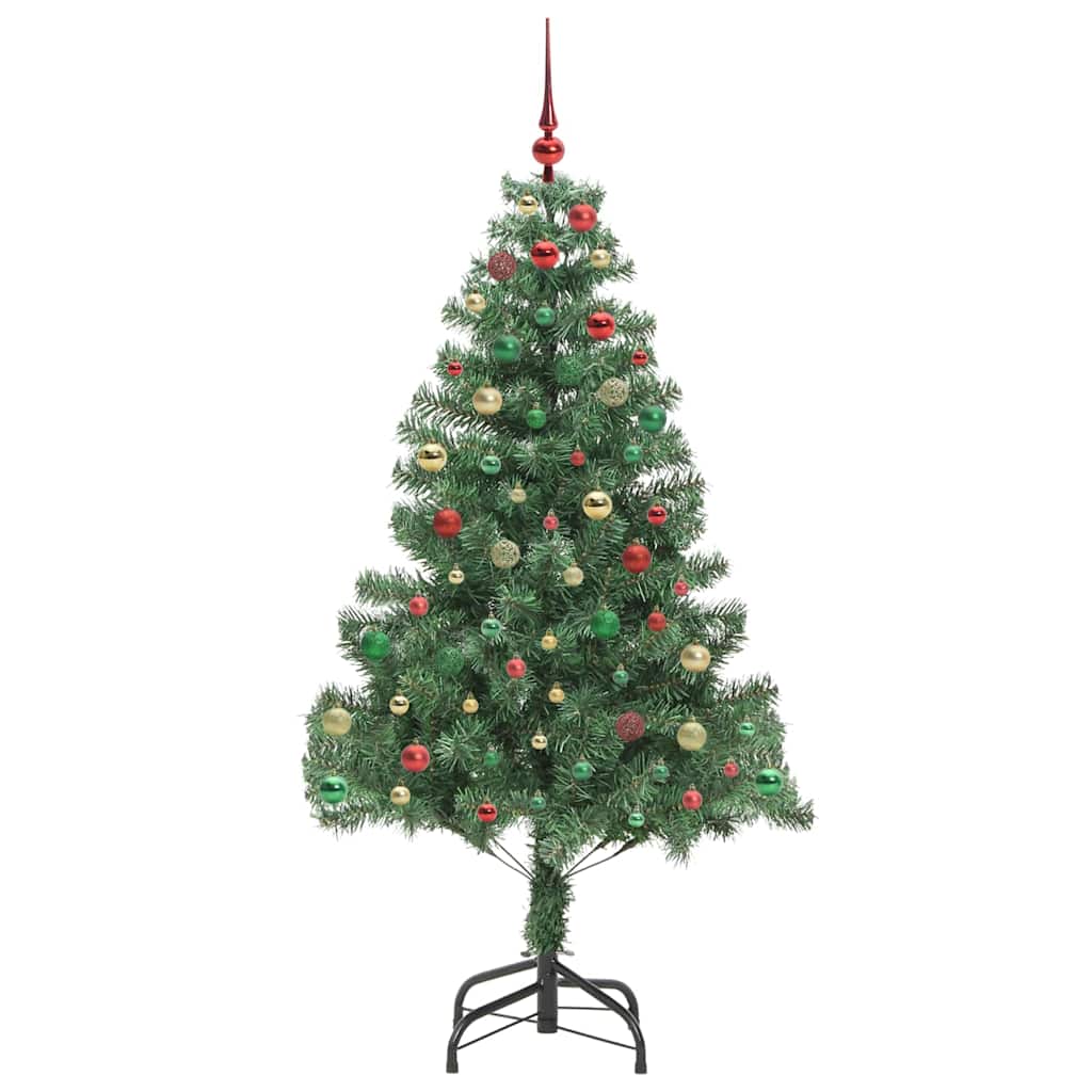 Juletre med 300 LED med stativ grønn 210 cm PVC
