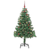 Juletre med 300 LED med stativ grønn 210 cm PVC