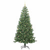 Juletre med 300 LED med stativ grønn 240 cm PVC