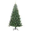 Juletre med 300 LED med stativ grønn 240 cm PVC